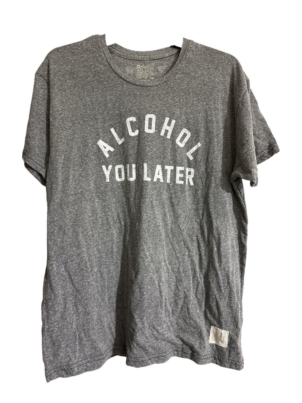 Original Retro Brand 'Alcohol You Later' Graphic Tee - Picture 2 of 3